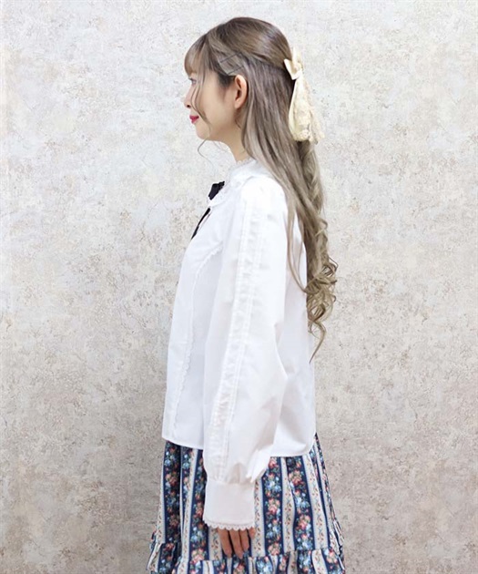 チュールレース衿ブラウス | kawaii | axes femme online shop チュールレース衿ブラウス | kawaii | axes femme online shop