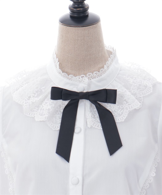チュールレース衿ブラウス | kawaii | axes femme online shop チュールレース衿ブラウス | kawaii | axes femme online shop