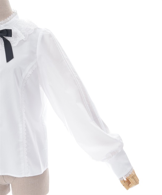 チュールレース衿ブラウス | kawaii | axes femme online shop チュールレース衿ブラウス | kawaii | axes femme online shop