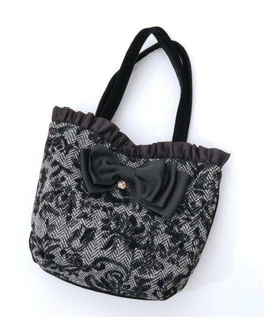 ツイードリボンミニバッグ | ROSE ROUGE │ axes femme onlineshop