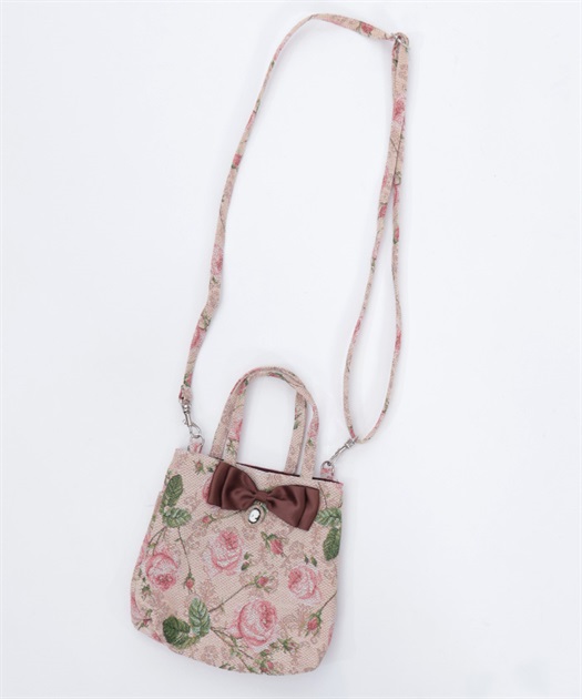 RDSPリボン付ミニポシェット | ROSE ROUGE │ axes femme onlineshop