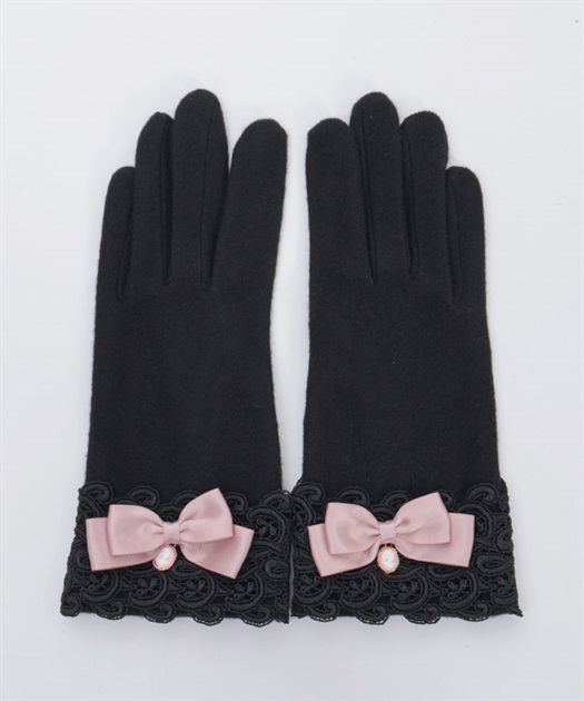 ノーブルカメオリボン手袋 | ROSE ROUGE │ axes femme onlineshop