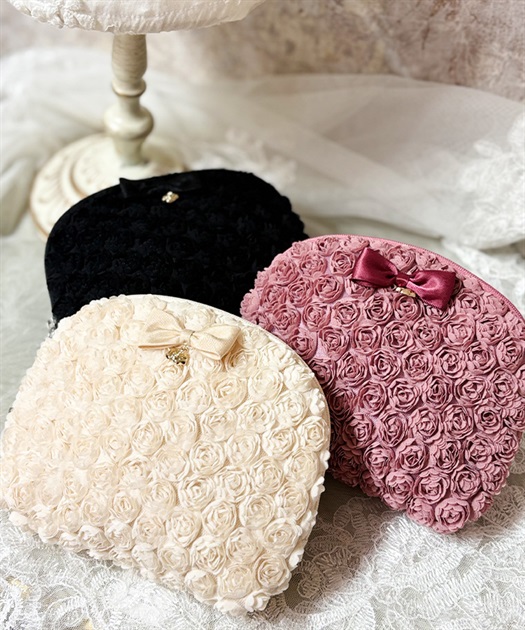 ミニローズシェルポーチ | ROSE ROUGE │ axes femme onlineshop