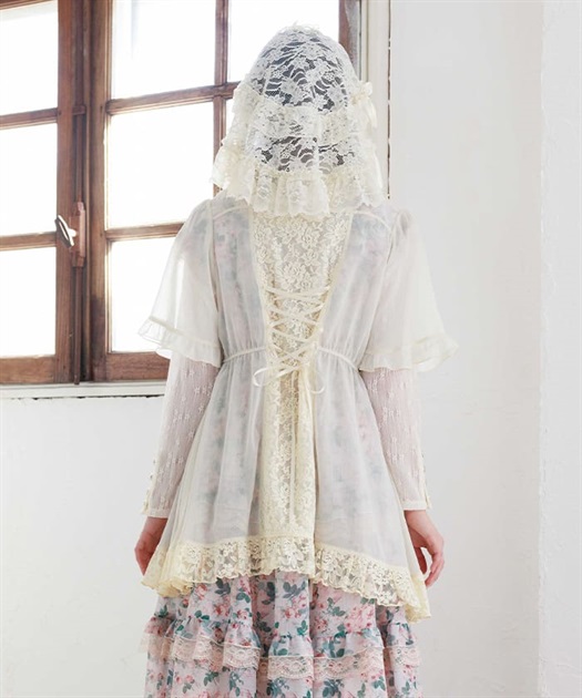 バラレースチュニックブラウス | レディース服・レディース バラレースチュニックブラウス | レディース服・レディース