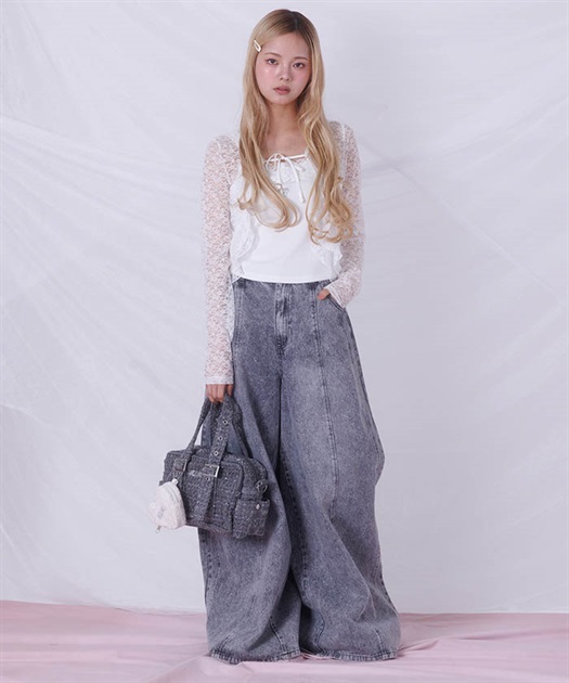 ficklebebe BIGツイードショルダー ミニツイードショルダー | Fickle Bebe