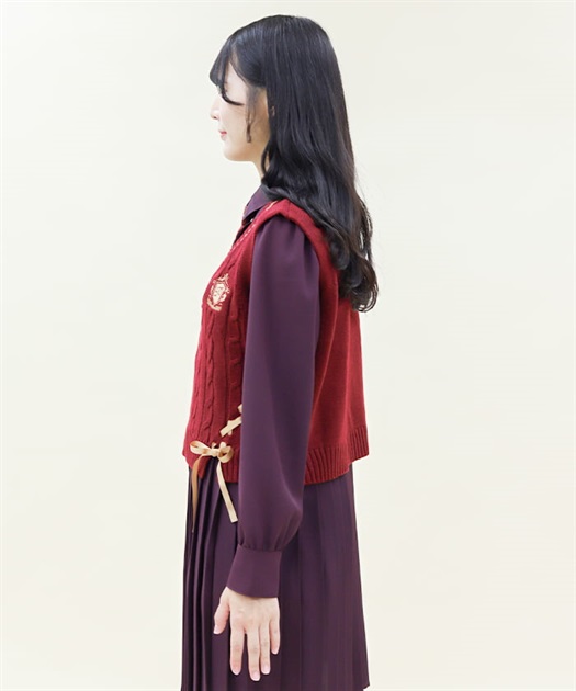 レースアップニットベスト | outlet | axes femme online shop レースアップニットベスト | outlet | axes femme online shop