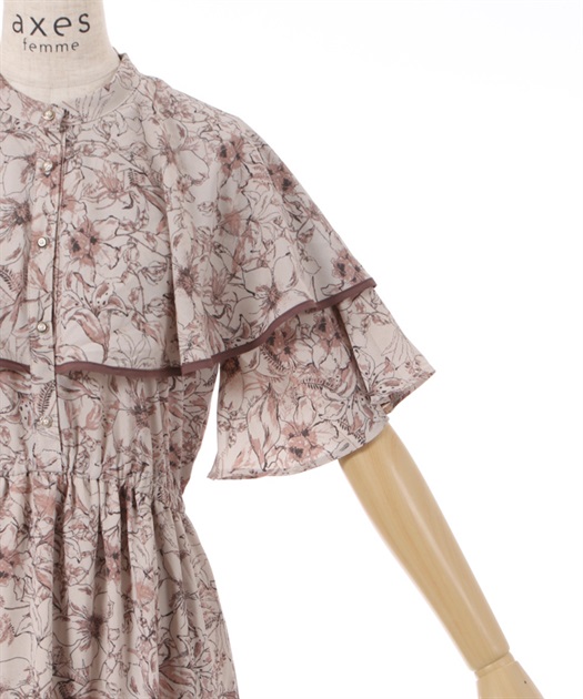 パイピングケープワンピース | outlet | axes femme online shop