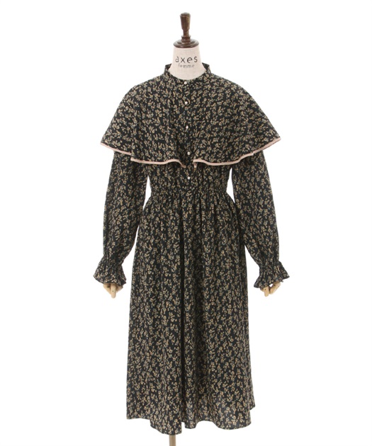 小花柄ケープワンピース | outlet | axes femme online shop 小花柄ケープワンピース | outlet | axes femme online shop