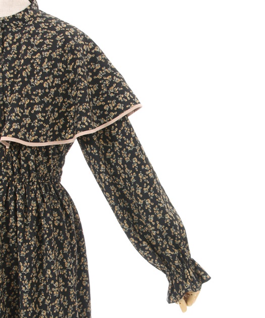 小花柄ケープワンピース | outlet | axes femme online shop 小花柄ケープワンピース | outlet | axes femme online shop