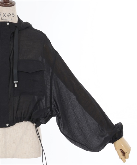 ポケット付シアーパーカー【期間限定価格】 | outlet | axes ポケット付シアーパーカー【期間限定価格】 | outlet | axes