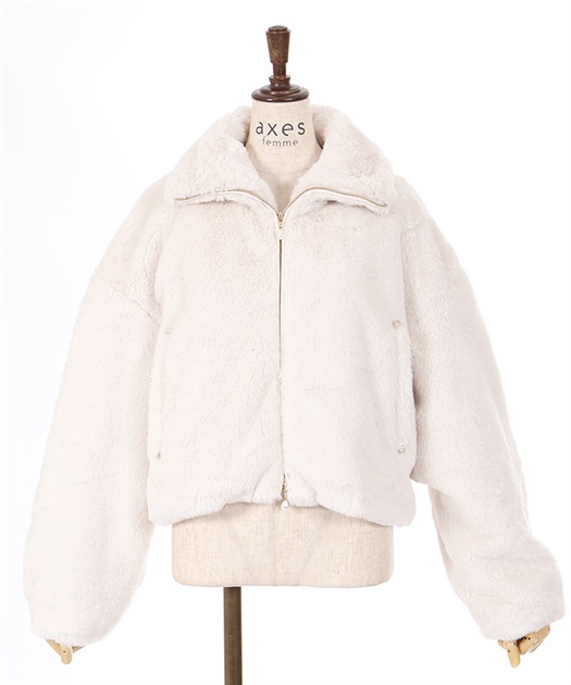 ショートファーコート | axes femme | axes femme online shop ショートファーコート | axes femme | axes femme online shop
