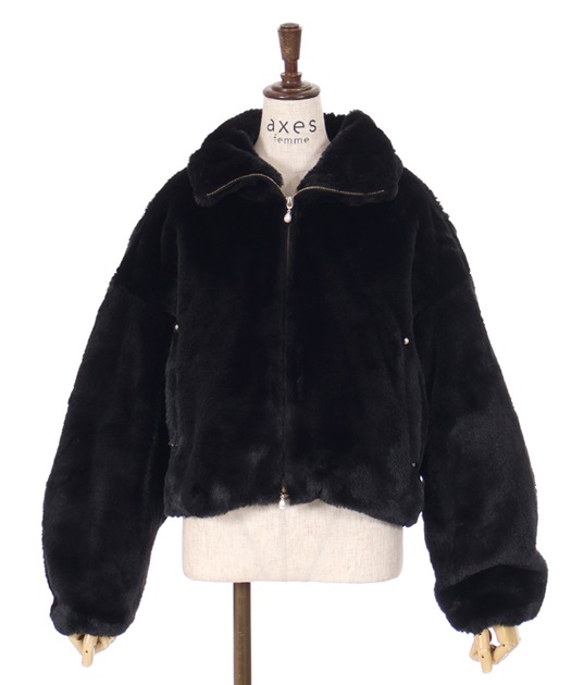 ショートファーコート | axes femme | axes femme online shop ショートファーコート | axes femme | axes femme online shop