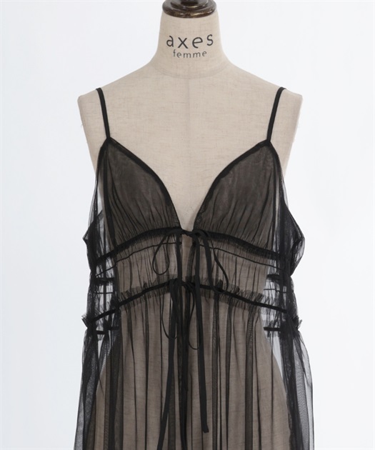 前後2WAYチュールキャミ | outlet | axes femme online shop 前後2WAYチュールキャミ | outlet | axes femme online shop
