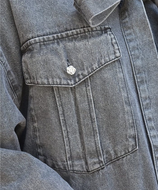 リボンセットデニムシャツ | outlet | axes femme online shop リボンセットデニムシャツ | outlet | axes femme online shop
