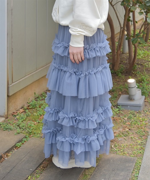 フリルチュールティアードスカート | axes femme | axes femme フリルチュールティアードスカート | axes femme | axes femme