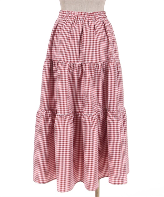 ギンガムチェックロングスカート | outlet | axes femme online shop ギンガムチェックロングスカート | outlet | axes femme online shop