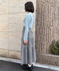 ギンガムチェックロングスカート | outlet | axes femme online shop ギンガムチェックロングスカート | outlet | axes femme online shop