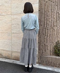 ギンガムチェックロングスカート | outlet | axes femme online shop ギンガムチェックロングスカート | outlet | axes femme online shop