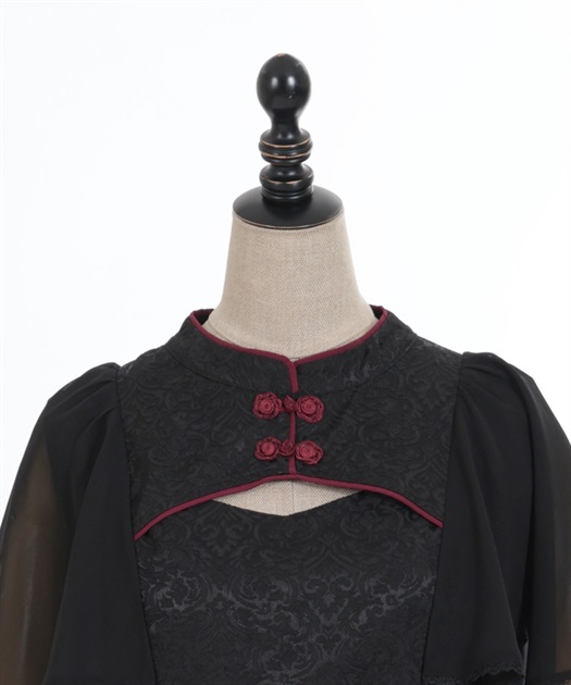 チャイナデザインミニワンピース | outlet | axes femme online shop