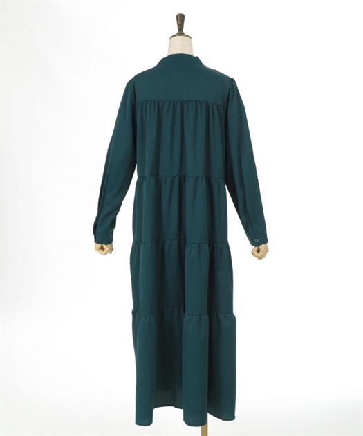 前ボタン長袖ワンピース【WEB限定価格】 | レディース服