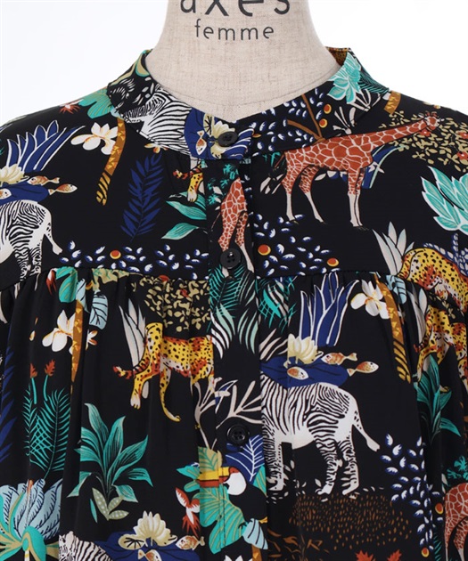 動物柄長袖ワンピース | レディース服・レディースファッション 動物柄長袖ワンピース | レディース服・レディースファッション