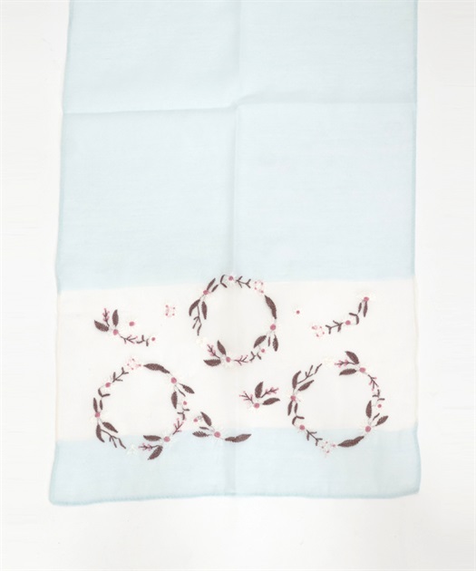 サークルフラワー刺繍ストール | outlet | axes femme online shop サークルフラワー刺繍ストール | outlet | axes femme online shop