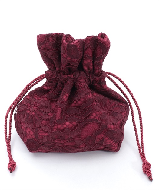 総レース巾着ポーチ【ランク別お値下げ対象商品】 | axes femme online