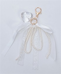 ハート×リボンパールチャーム【WEB先行販売】 | axes femme online shop