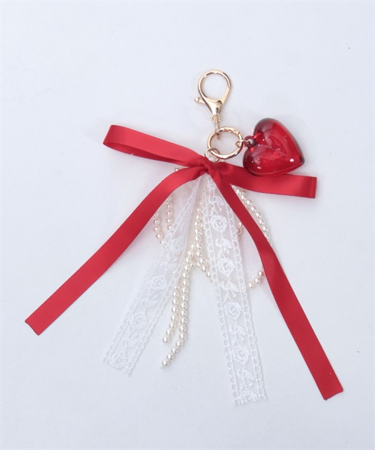 ハート×リボンパールチャーム【WEB先行販売】 | axes femme online shop