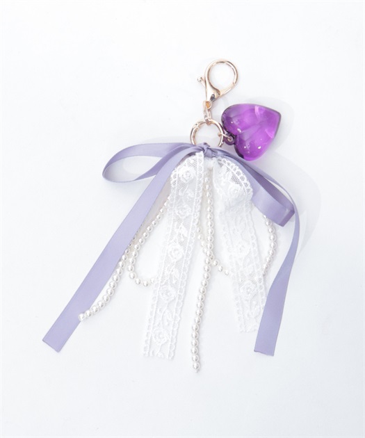 ハート×リボンパールチャーム【WEB先行販売】 | axes femme online shop