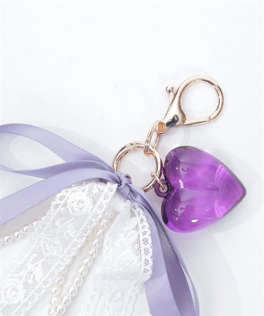 ハート×リボンパールチャーム【WEB先行販売】 | axes femme online shop