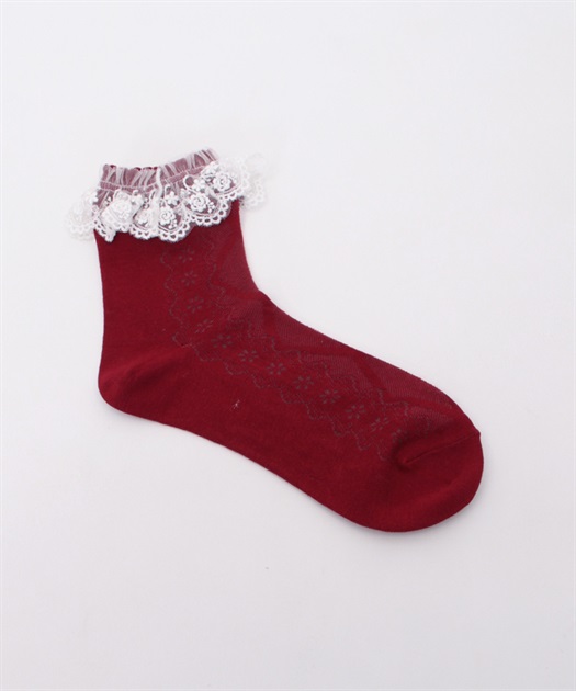 透かしレースアップ柄ソックス | kawaii | axes femme online shop 透かしレースアップ柄ソックス | kawaii | axes femme online shop