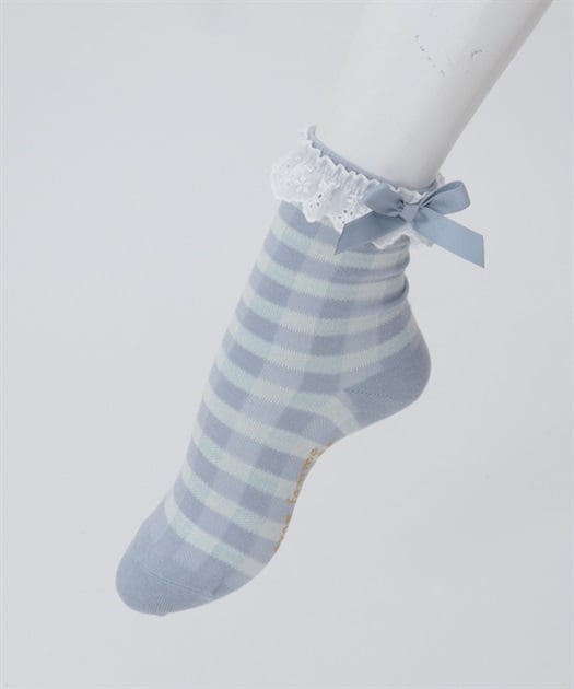 ギンガムチェック柄ソックス | kawaii | axes femme online shop ギンガムチェック柄ソックス | kawaii | axes femme online shop