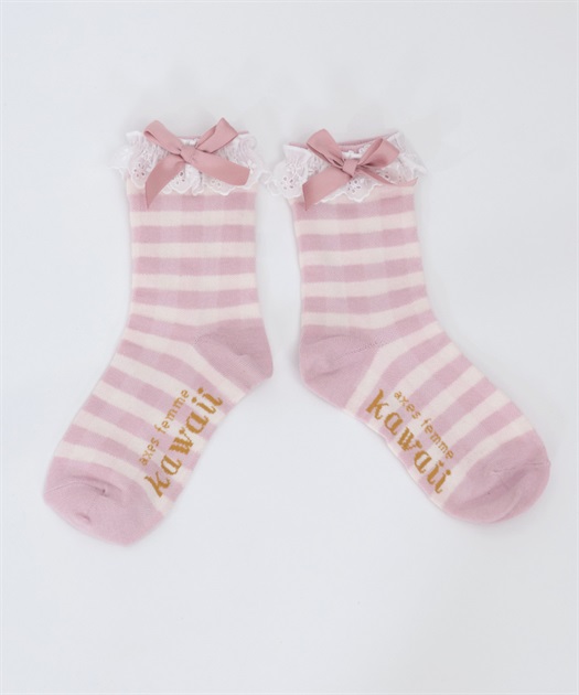 ギンガムチェック柄ソックス | kawaii | axes femme online shop ギンガムチェック柄ソックス | kawaii | axes femme online shop