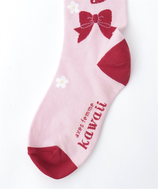 いちご柄オーバーニー | kawaii | axes femme online shop