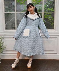 ハートキルティングコート | kawaii | axes femme online shop ハートキルティングコート | kawaii | axes femme online shop