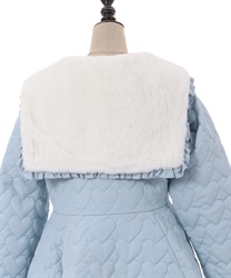 ハートキルティングコート | kawaii | axes femme online shop ハートキルティングコート | kawaii | axes femme online shop
