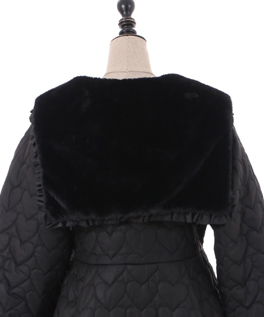 ハートキルティングコート | kawaii | axes femme online shop ハートキルティングコート | kawaii | axes femme online shop