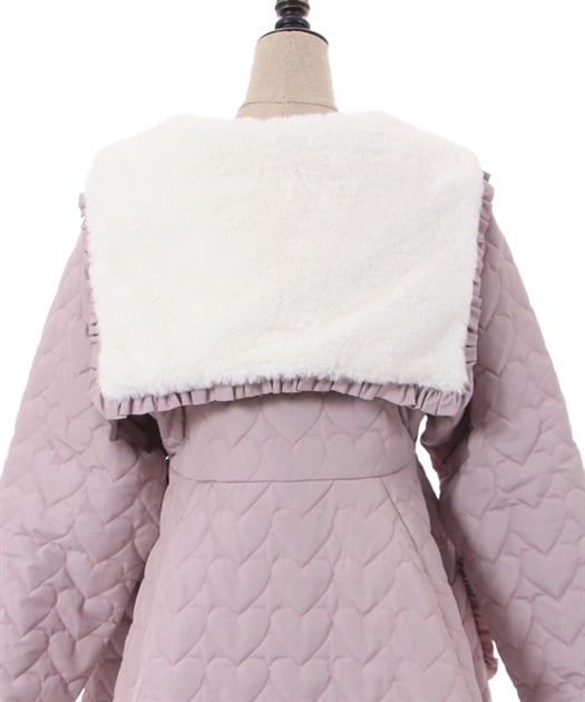 ハートキルティングコート | kawaii | axes femme online shop ハートキルティングコート | kawaii | axes femme online shop