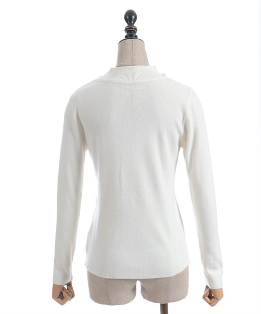 M♡ページ パールデザインニット | axes femme | axes femme online shop