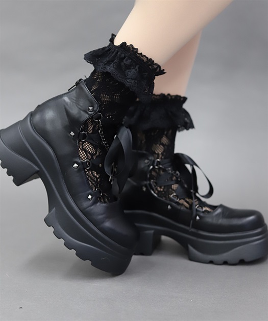 レースフリルソックス | NIBBLE POISON | axes femme online shop