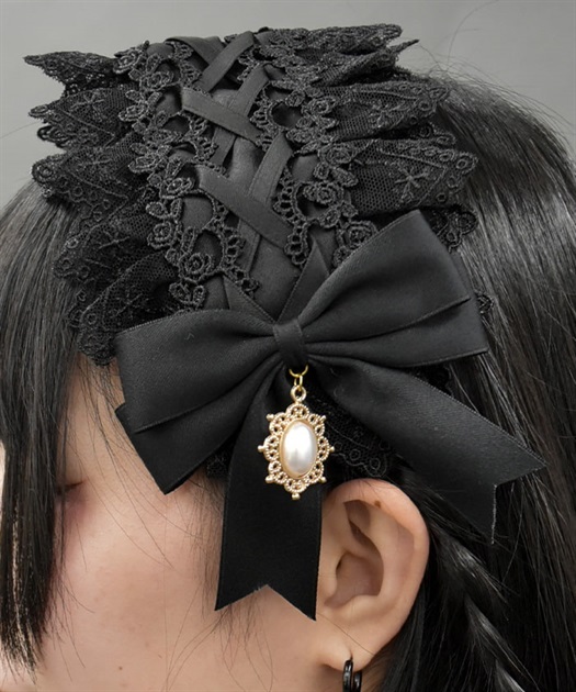 レースアップヘッドドレス | POETIQUE | axes femme online shop レースアップヘッドドレス | POETIQUE | axes femme online shop