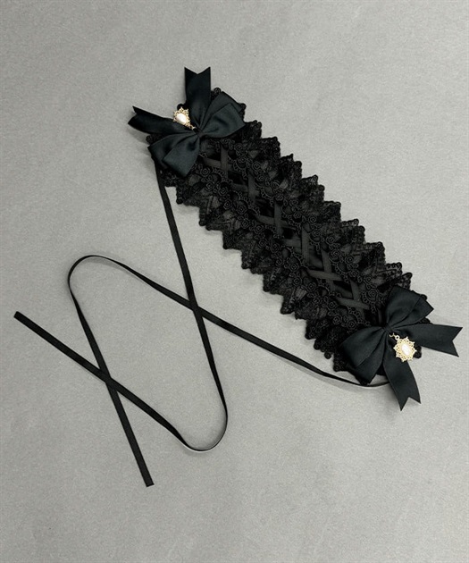 レースアップヘッドドレス | POETIQUE | axes femme online shop レースアップヘッドドレス | POETIQUE | axes femme online shop