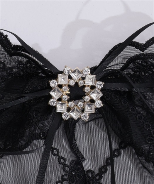 ビジュー付リボンバレッタ | outlet | axes femme online shop ビジュー付リボンバレッタ | outlet | axes femme online shop