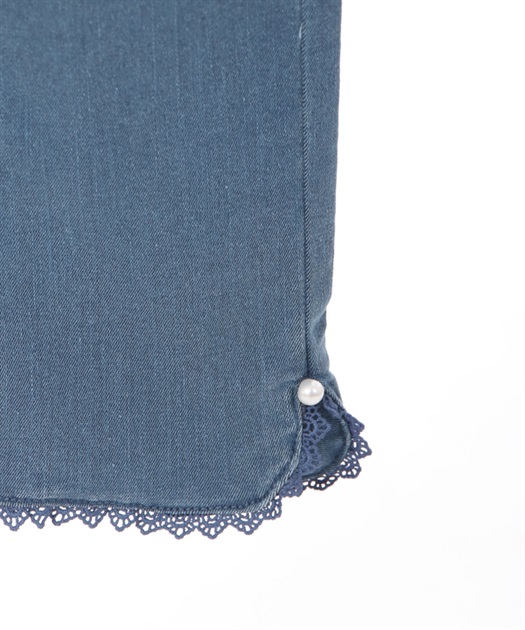 うさぎ×王冠刺繍デニムパンツ | outlet | axes femme online shop うさぎ×王冠刺繍デニムパンツ | outlet | axes femme online shop