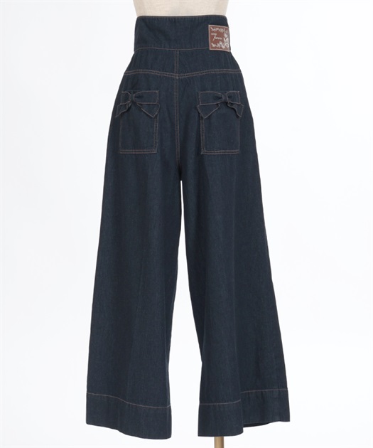 ハイウエストワイドデニムパンツ | outlet | axes femme online shop