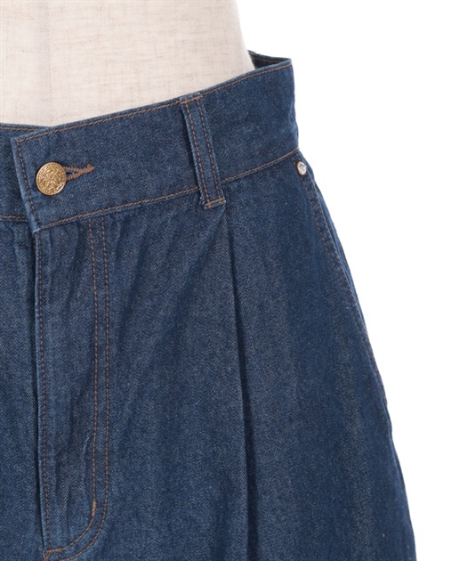 バックリボンワイドデニムパンツ | レディース服・レディース バックリボンワイドデニムパンツ | レディース服・レディース