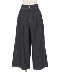 バックリボンワイドデニムパンツ | outlet | axes femme online shop バックリボンワイドデニムパンツ | outlet | axes femme online shop
