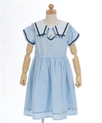肩開きマリンセーラーワンピース | kids | axes femme online shop 肩開きマリンセーラーワンピース | kids | axes femme online shop