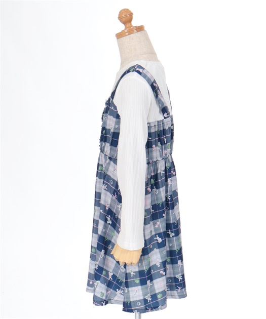 kidsうさぎ×フルーツ重ね着風ワンピース | kids -outlet- | axes femme